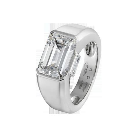 cartier mens diamond ring|cartier men's solitaire rings.